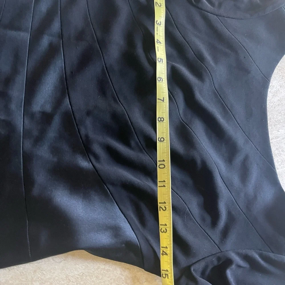 Talbot's Size 4 Petite Little Black Dress Chic LBD Elegant 4P cocktail funeral - Picture 8 of 12